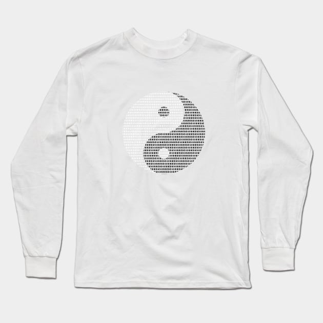 The Numbers Yin Yang Long Sleeve T-Shirt by geekbias